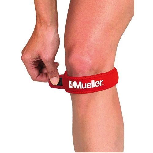 Mueller Jumper's Knee Strap – Kniegurt In Einheitsgröße, Schwarz, Verstellbar, Für Patellasehnen-Beschwerden